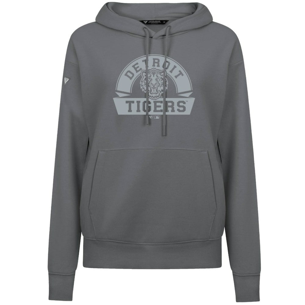 MLB Detroit Tigers Levelwear Women's Adorn Banner Arch Hoodie