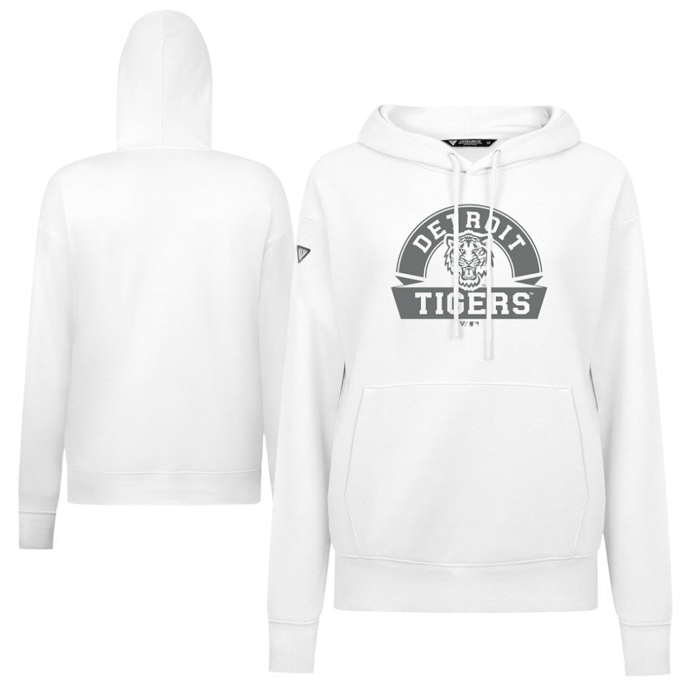 MLB Detroit Tigers Levelwear Women's Adorn Banner Arch Hoodie