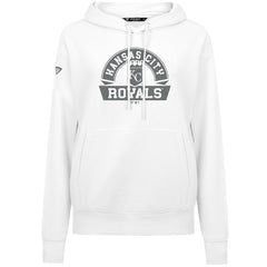 MLB Kansas City Royals Levelwear Women's Adorn Banner Arch Hoodie