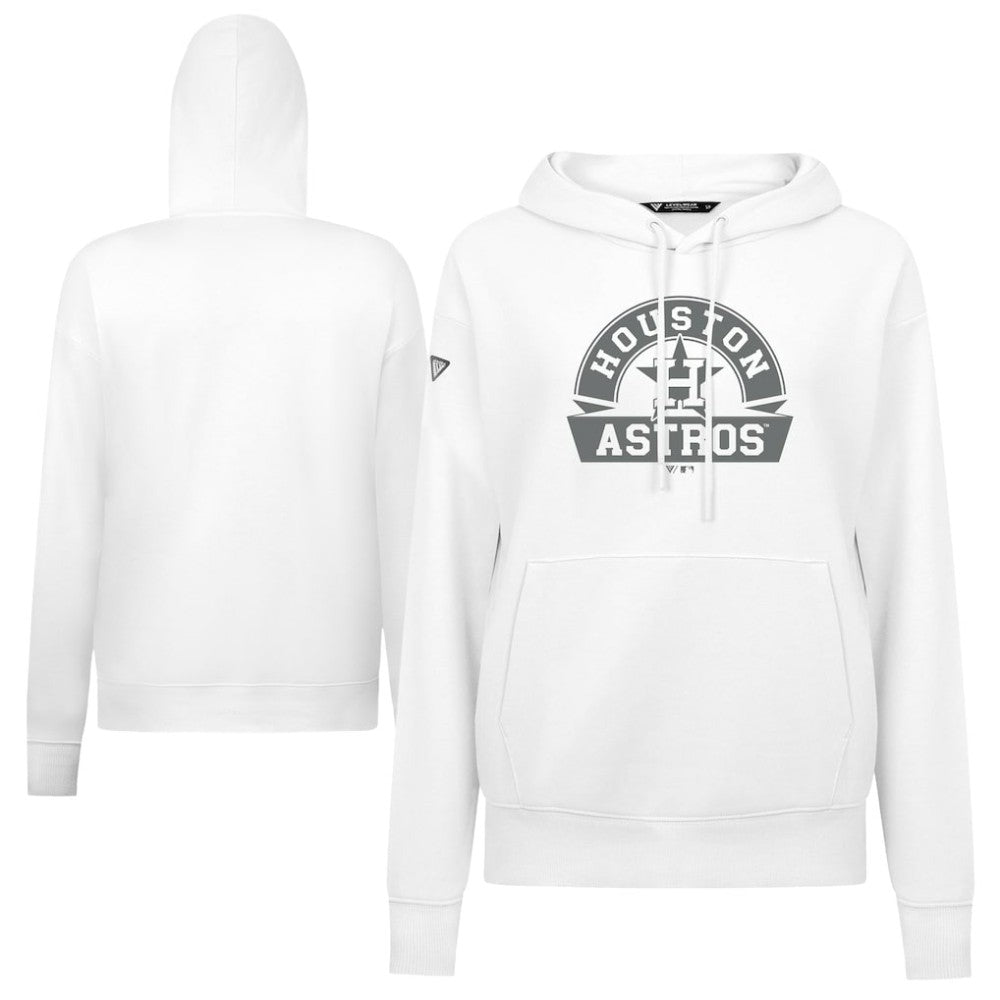 MLB Houston Astros Levelwear Women's Adorn Banner Arch Hoodie