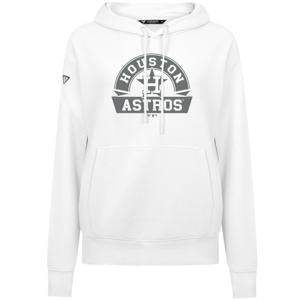 MLB Houston Astros Levelwear Women's Adorn Banner Arch Hoodie