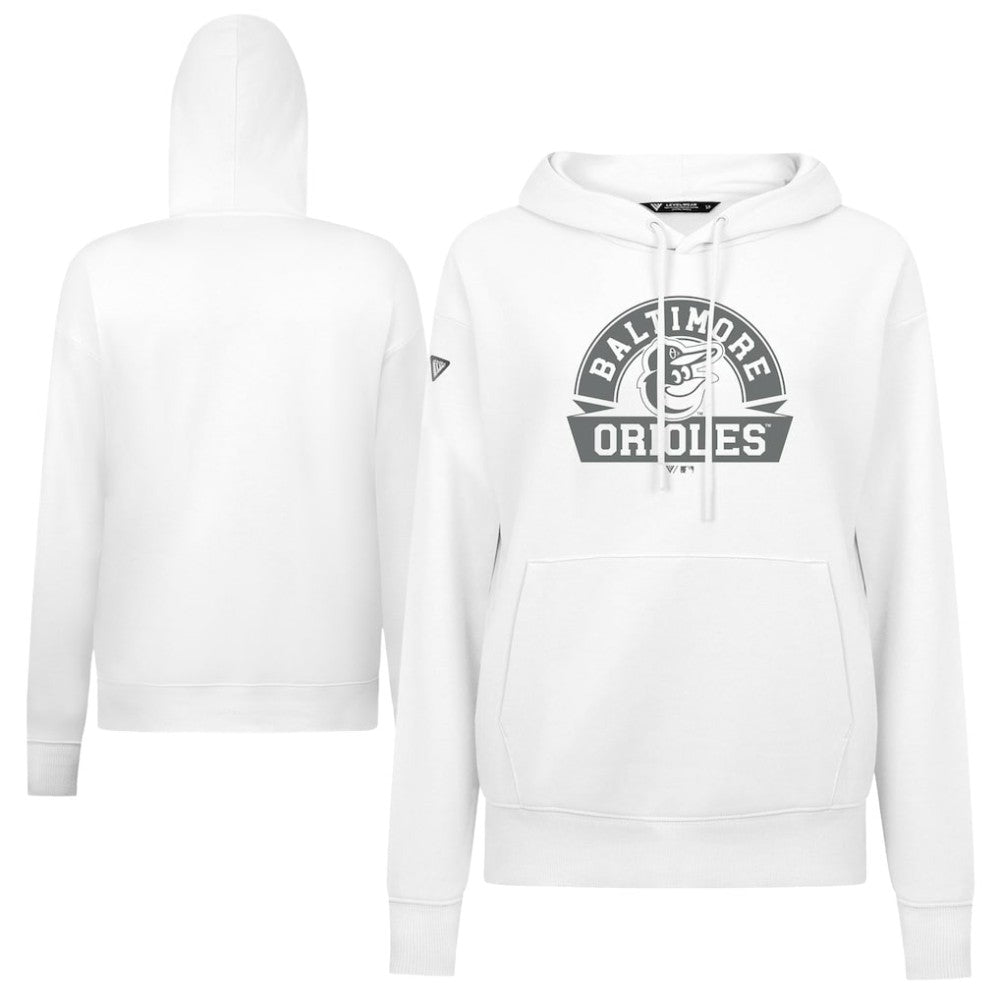 MLB Baltimore Orioles Levelwear Women's Adorn Banner Arch Hoodie