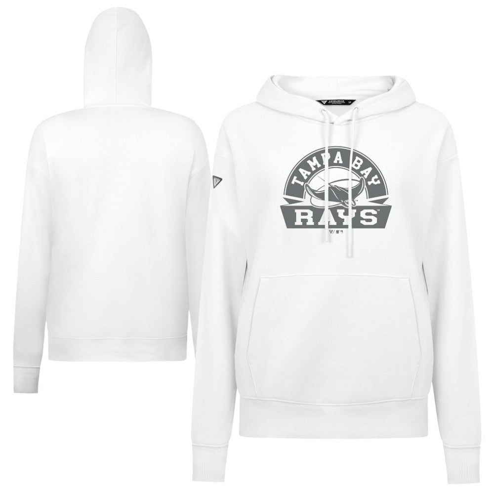 MLB Tampa Bay Rays Levelwear Women's Adorn Banner Arch Hoodie