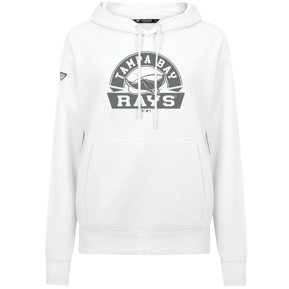 MLB Tampa Bay Rays Levelwear Women's Adorn Banner Arch Hoodie