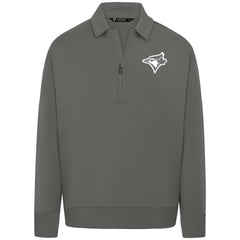 MLB Toronto Blue Jays Levelwear Women's Canmore Chenille Logo Quarter-Zip Top