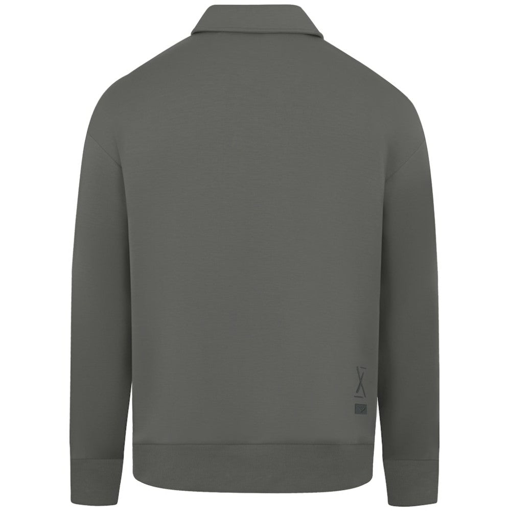 MLB Minnesota Twins Levelwear Women's Canmore Chenille Logo Quarter-Zip Top