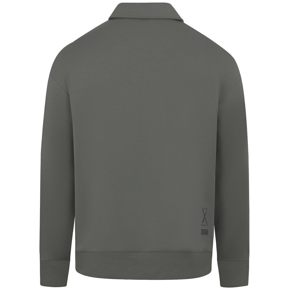 MLB Miami Marlins Levelwear Women's Canmore Chenille Logo Quarter-Zip Top