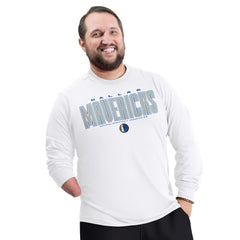 NBA Dallas Mavericks G-III Sports by Carl Banks Adaptive Printed Mesh Effect Long Sleeve T-Shirt sale