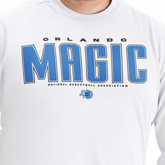NBA Orlando Magic G-III Sports by Carl Banks Adaptive Printed Mesh Effect Long Sleeve T-Shirt
