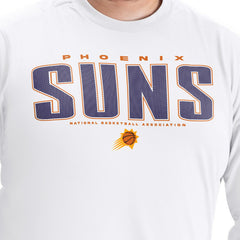 NBA Phoenix Suns G-III Sports by Carl Banks Adaptive Printed Mesh Effect Long Sleeve T-Shirt