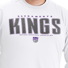 NBA Sacramento Kings G-III Sports by Carl Banks Adaptive Printed Mesh Effect Long Sleeve T-Shirt
