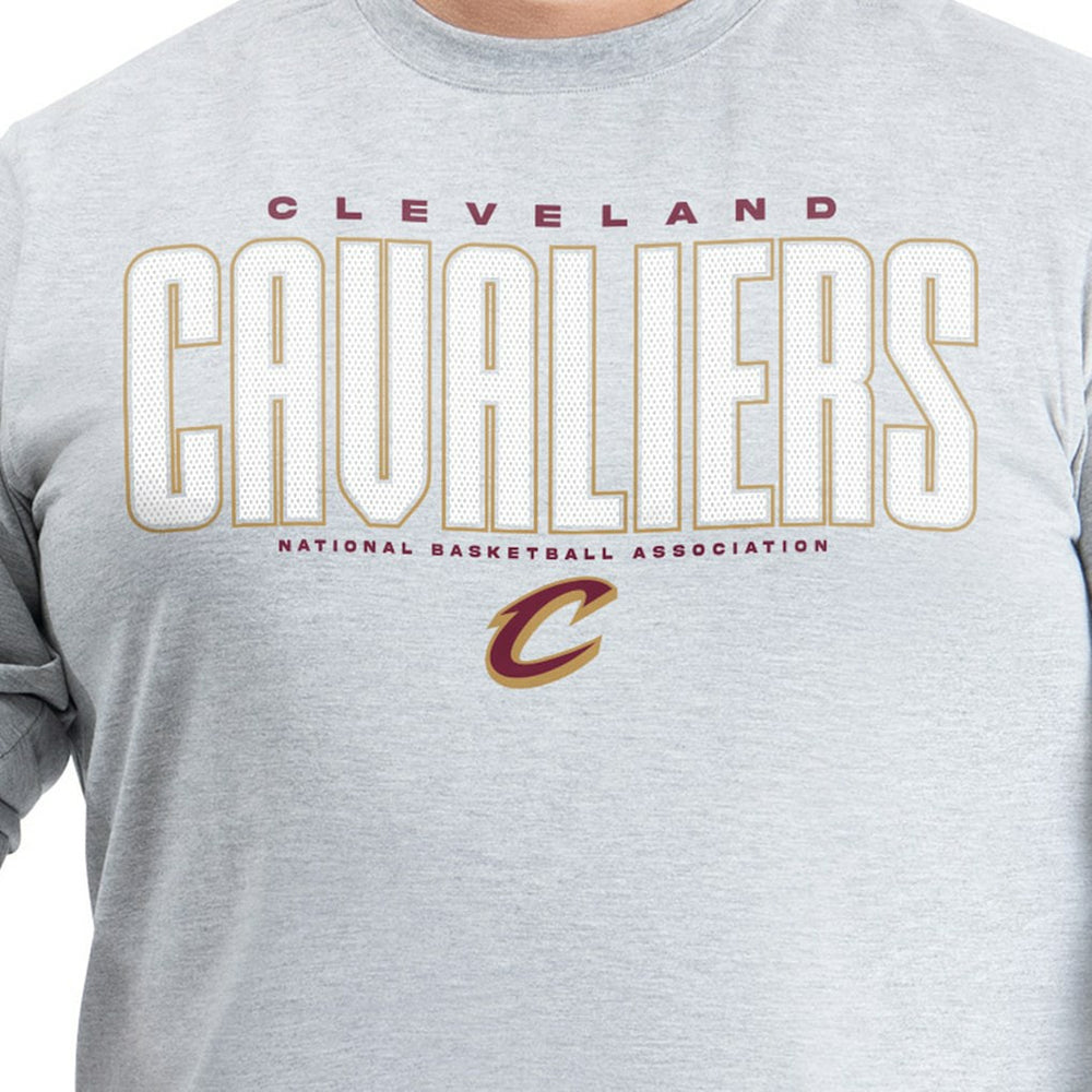 NBA Cleveland Cavaliers G-III Sports by Carl Banks Adaptive Printed Mesh Effect Long Sleeve T-Shirt sale
