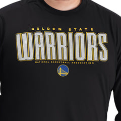 NBA Golden State Warriors G-III Sports by Carl Banks Adaptive Printed Mesh Effect Long Sleeve T-Shirt sale