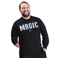 NBA Orlando Magic G-III Sports by Carl Banks Adaptive Printed Mesh Effect Long Sleeve T-Shirt