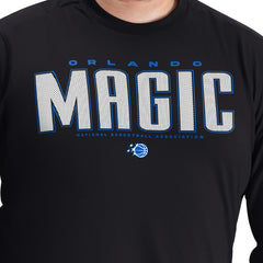 NBA Orlando Magic G-III Sports by Carl Banks Adaptive Printed Mesh Effect Long Sleeve T-Shirt