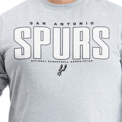 NBA San Antonio Spurs G-III Sports by Carl Banks Adaptive Printed Mesh Effect Long Sleeve T-Shirt