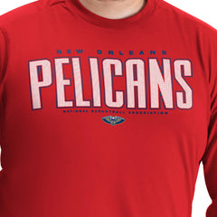 NBA New Orleans Pelicans G-III Sports by Carl Banks Adaptive Printed Mesh Effect Long Sleeve T-Shirt