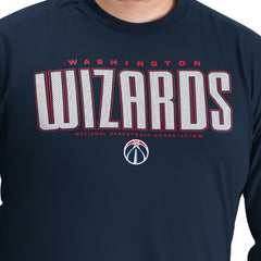 NBA Washington Wizards G-III Sports by Carl Banks Adaptive Printed Mesh Effect Long Sleeve T-Shirt