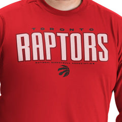 NBA Toronto Raptors G-III Sports by Carl Banks Adaptive Printed Mesh Effect Long Sleeve T-Shirt