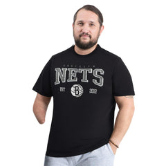 NBA Brooklyn Nets G-III Sports by Carl Banks Adaptive Classic Team Spirit Short Sleeve T-Shirt