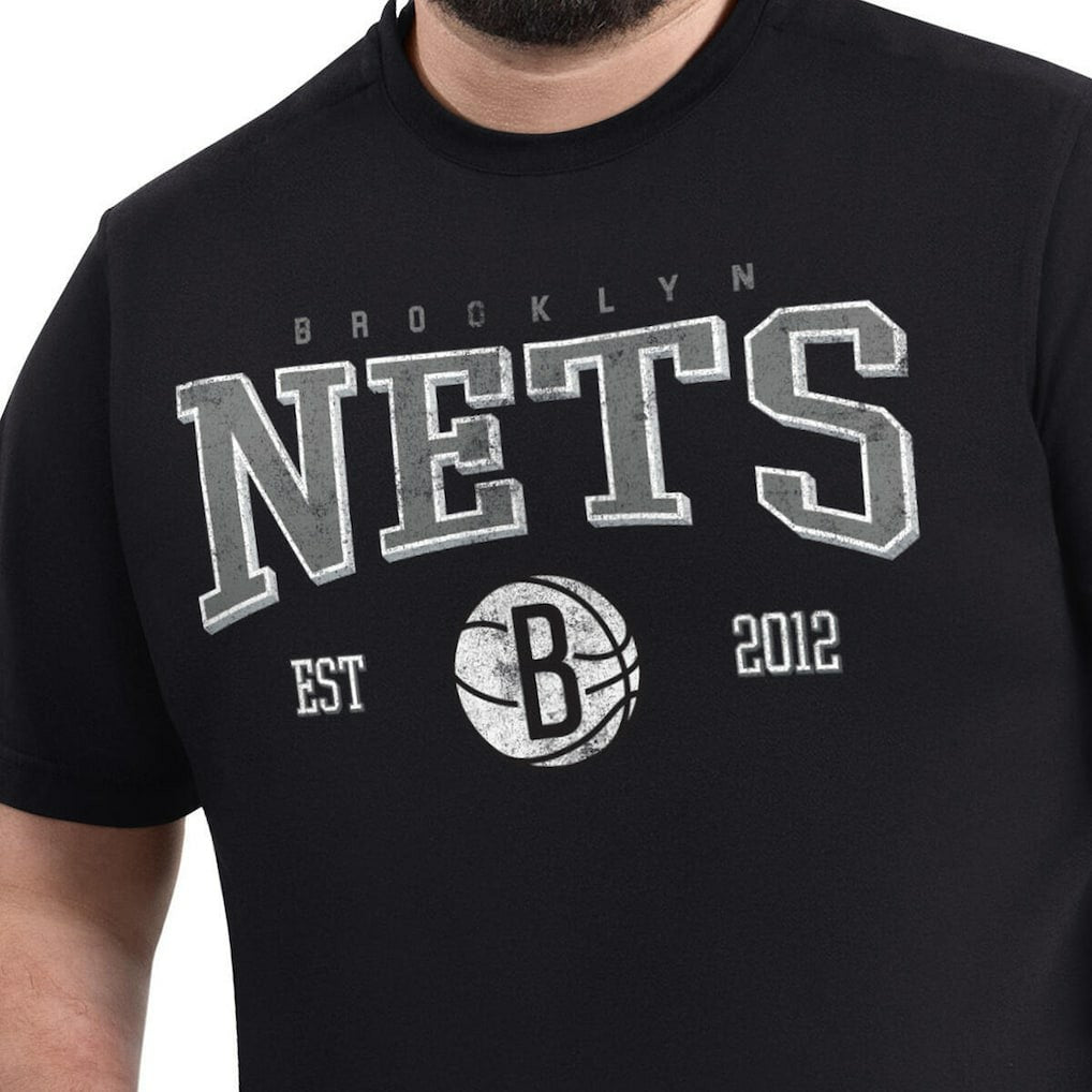 NBA Brooklyn Nets G-III Sports by Carl Banks Adaptive Classic Team Spirit Short Sleeve T-Shirt