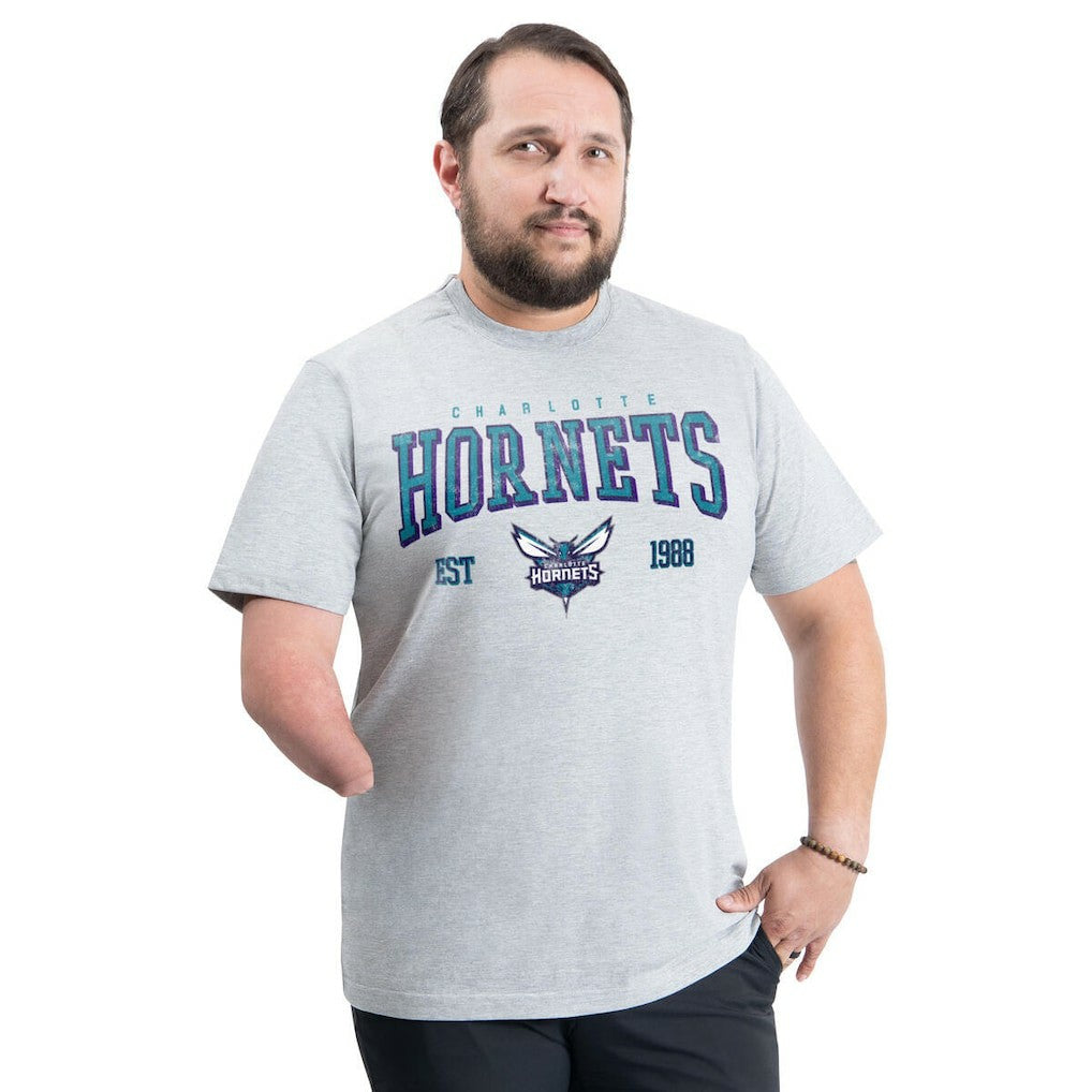 NBA Charlotte Hornets G-III Sports by Carl Banks Adaptive Classic Team Spirit Short Sleeve T-Shirt