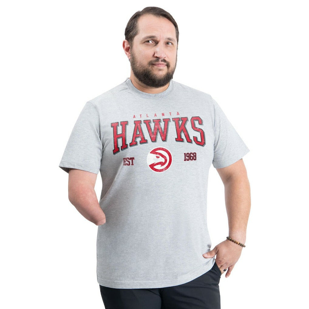 NBA Atlanta Hawks G-III Sports by Carl Banks Adaptive Classic Team Spirit Short Sleeve T-Shirt