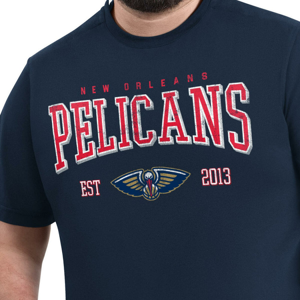 NBA New Orleans Pelicans G-III Sports by Carl Banks Adaptive Classic Team Spirit Short Sleeve T-Shirt