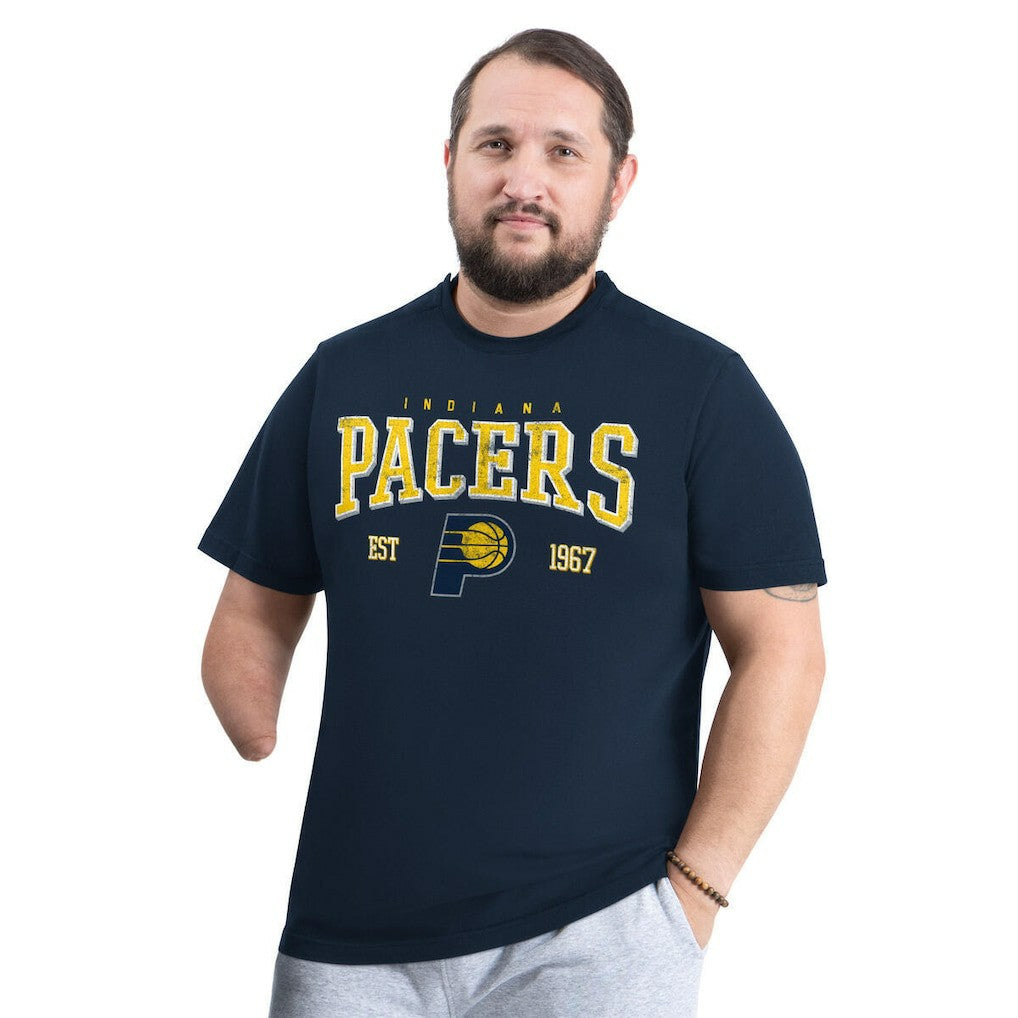 NBA Indiana Pacers G-III Sports by Carl Banks Adaptive Classic Team Spirit Short Sleeve T-Shirt
