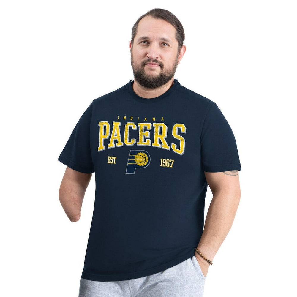 NBA Indiana Pacers G-III Sports by Carl Banks Adaptive Classic Team Spirit Short Sleeve T-Shirt
