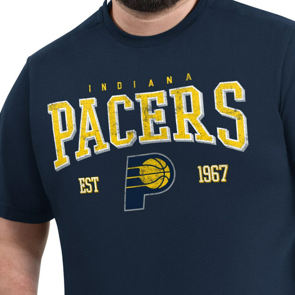 NBA Indiana Pacers G-III Sports by Carl Banks Adaptive Classic Team Spirit Short Sleeve T-Shirt