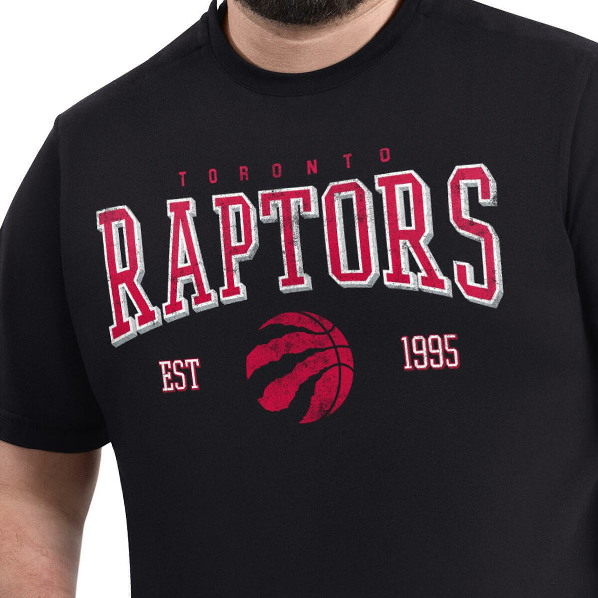 NBA Toronto Raptors G-III Sports by Carl Banks Adaptive Classic Team Spirit Short Sleeve T-Shirt