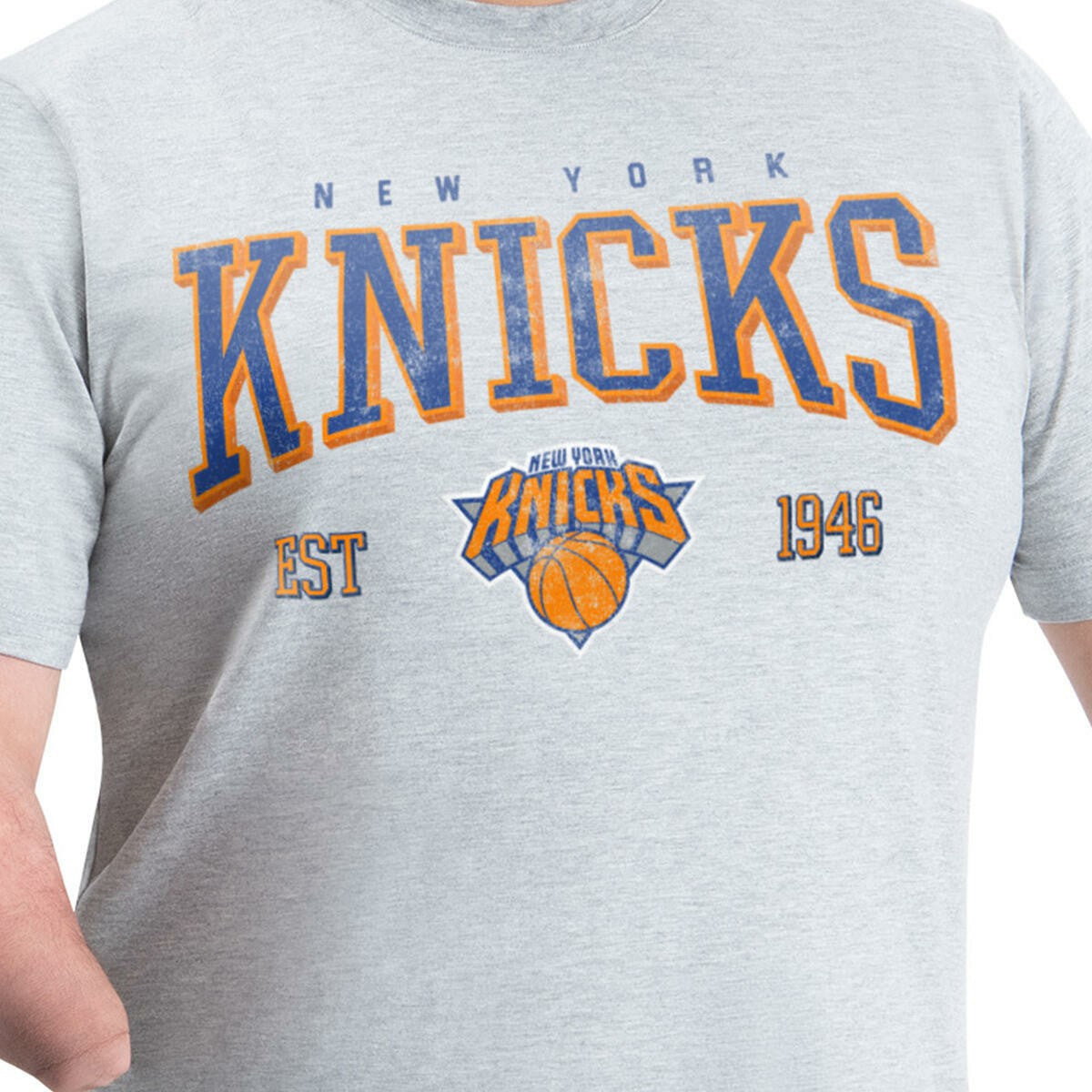 NBA New York Knicks G-III Sports by Carl Banks Adaptive Classic Team Spirit Short Sleeve T-Shirt