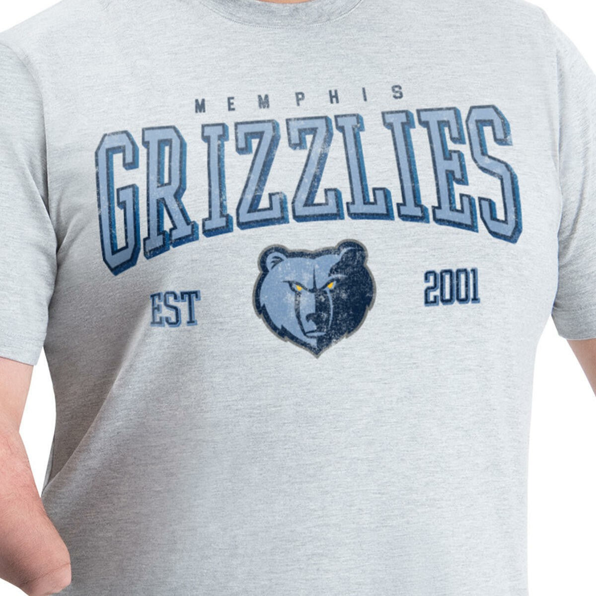 NBA Memphis Grizzlies G-III Sports by Carl Banks Adaptive Classic Team Spirit Short Sleeve T-Shirt