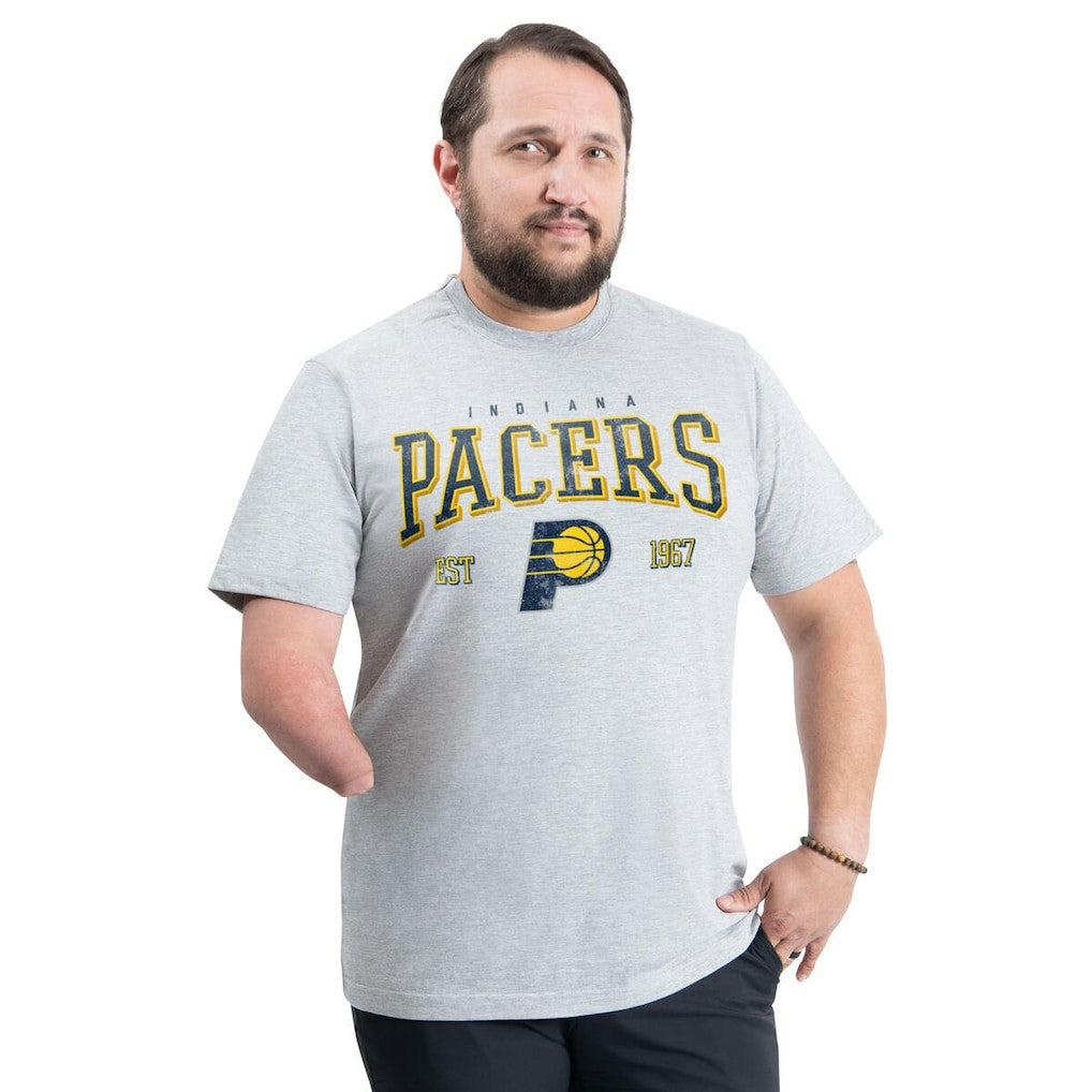 NBA Indiana Pacers G-III Sports by Carl Banks Adaptive Classic Team Spirit Short Sleeve T-Shirt