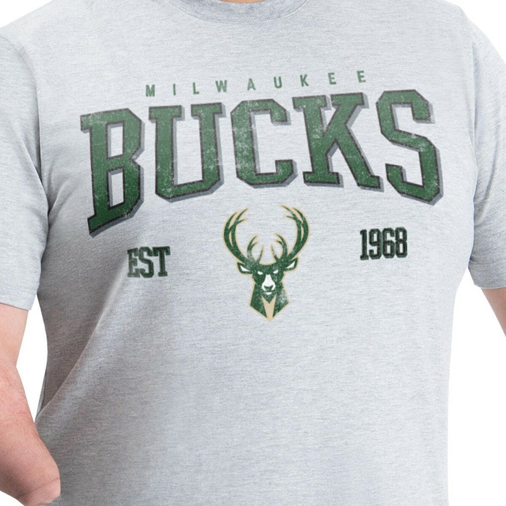 NBA Milwaukee Bucks G-III Sports by Carl Banks Adaptive Classic Team Spirit Short Sleeve T-Shirt
