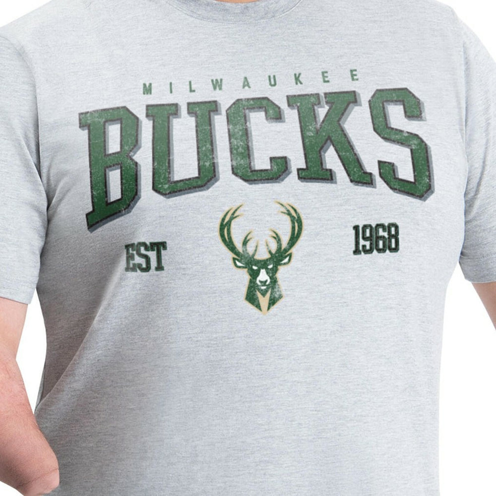 NBA Milwaukee Bucks G-III Sports by Carl Banks Adaptive Classic Team Spirit Short Sleeve T-Shirt