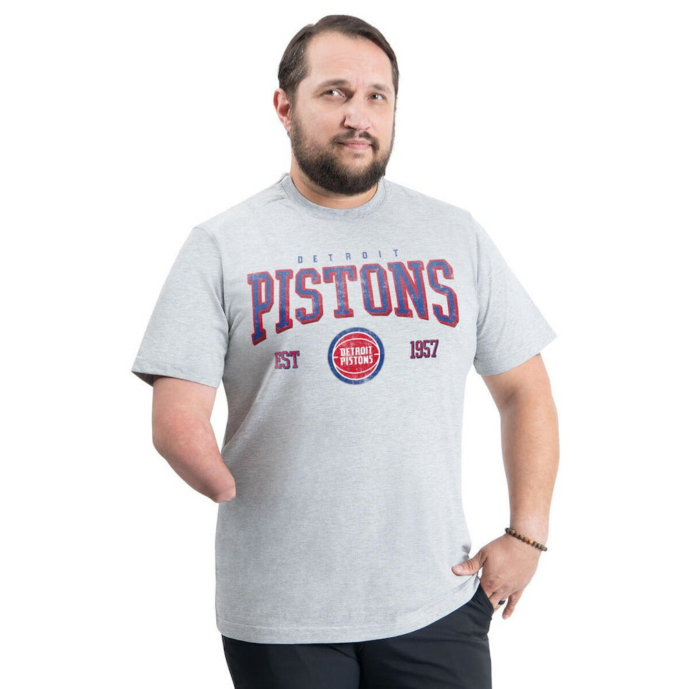 NBA Detroit Pistons G-III Sports by Carl Banks Adaptive Classic Team Spirit Short Sleeve T-Shirt sale