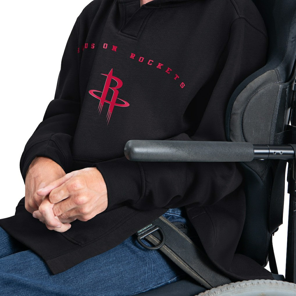 NBA Houston Rockets G-III Sports by Carl Banks Adaptive Team Arc Fleece Hoodie sale