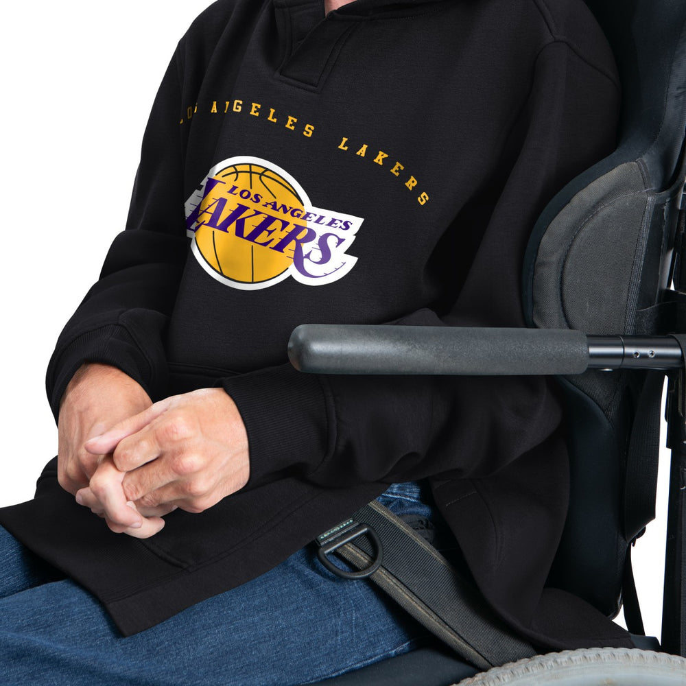 NBA Los Angeles Lakers G-III Sports by Carl Banks Adaptive Team Arc Fleece Hoodie