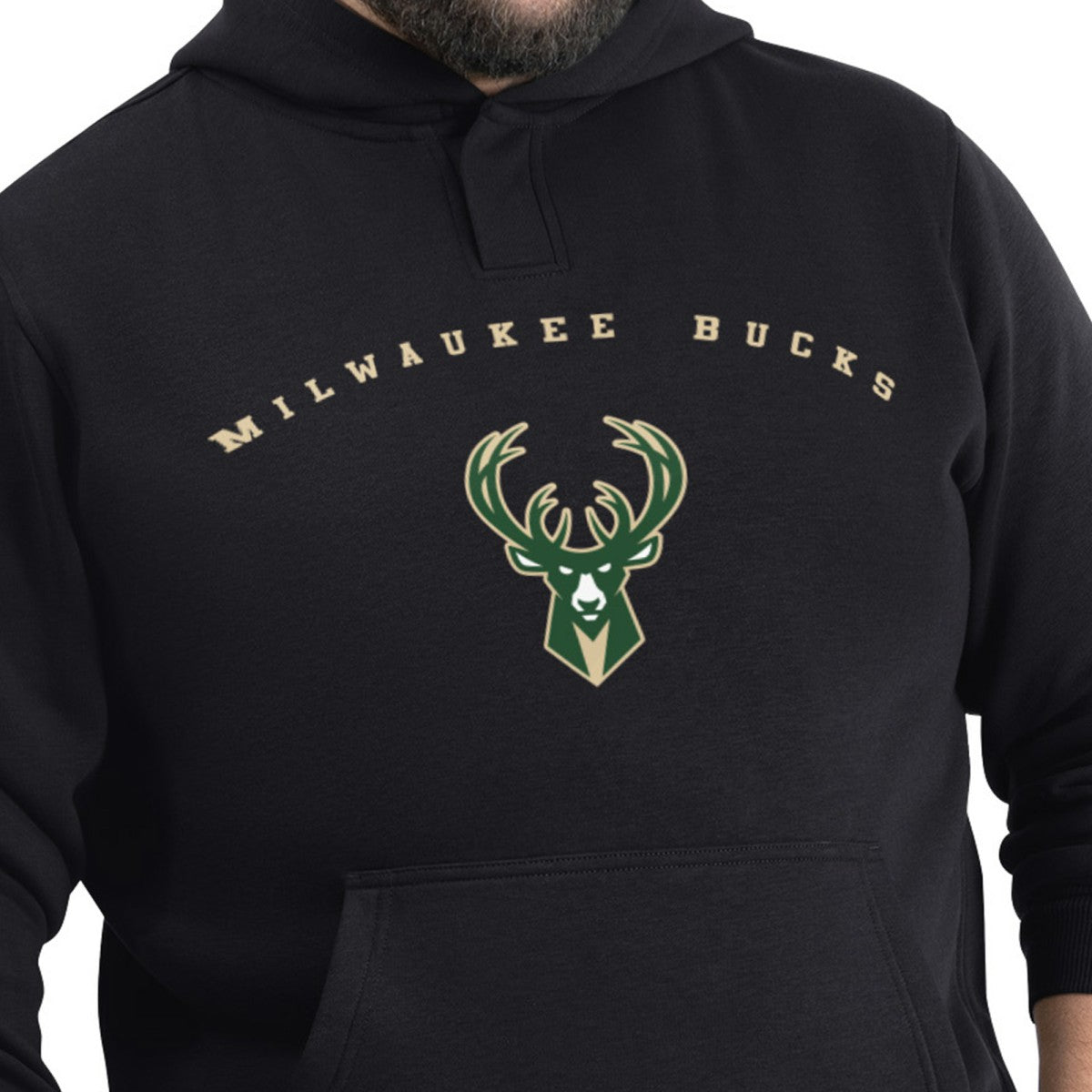 NBA Milwaukee Bucks G-III Sports by Carl Banks Adaptive Team Arc Fleece Hoodie