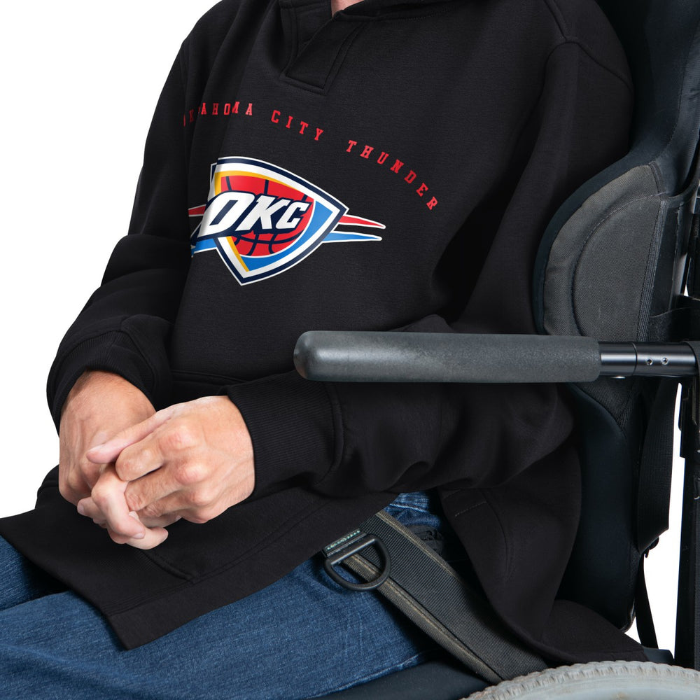 NBA Oklahoma City Thunder G-III Sports by Carl Banks Adaptive Team Arc Fleece Hoodie