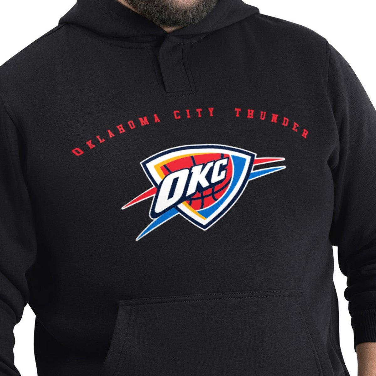 NBA Oklahoma City Thunder G-III Sports by Carl Banks Adaptive Team Arc Fleece Hoodie