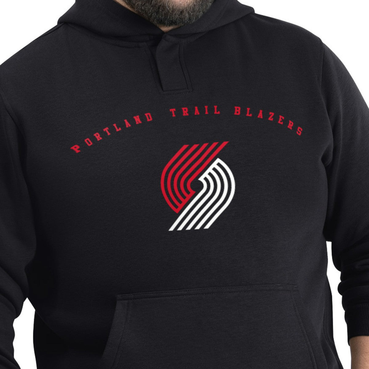 NBA Portland Trail Blazers G-III Sports by Carl Banks Adaptive Team Arc Fleece Hoodie