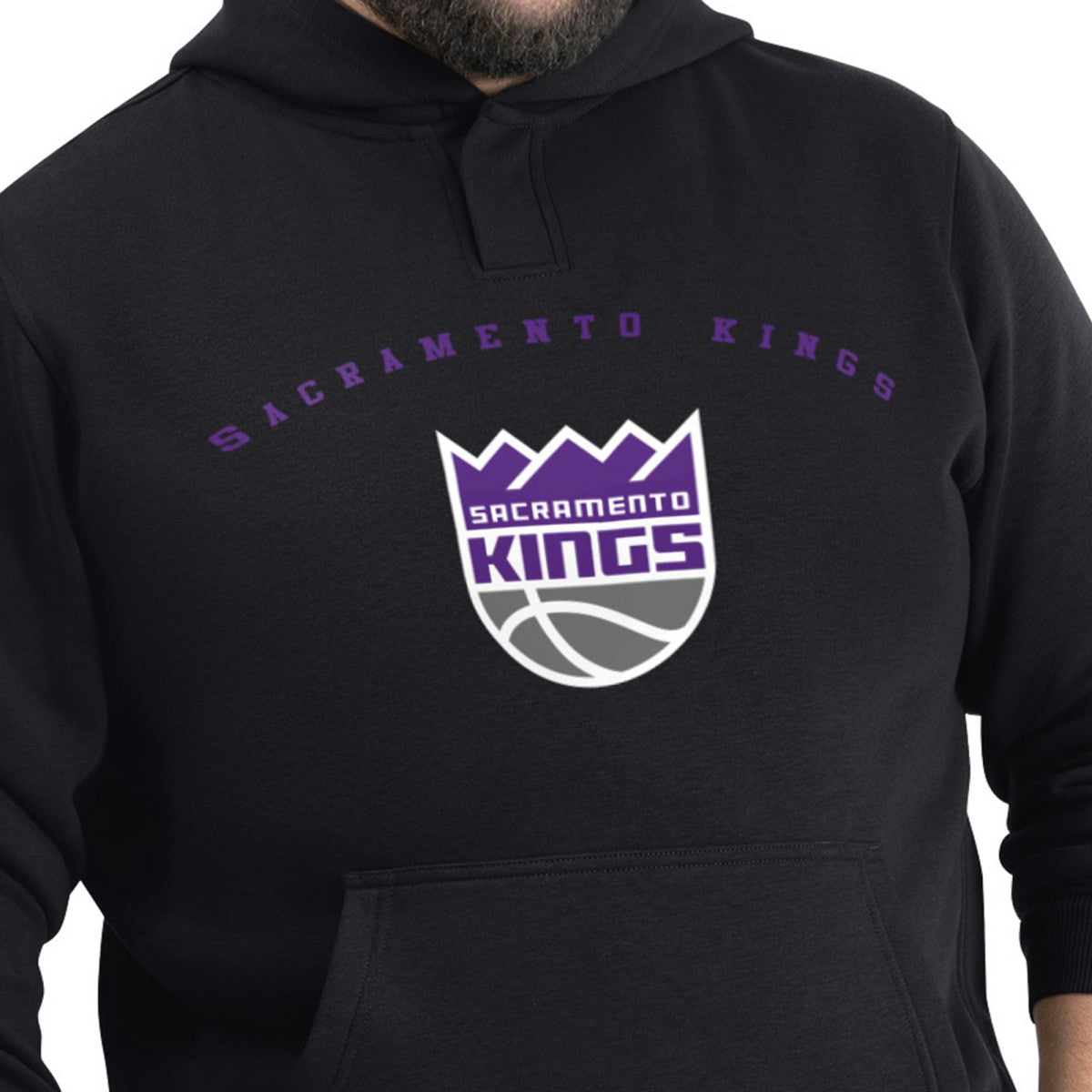 NBA Sacramento Kings G-III Sports by Carl Banks Adaptive Team Arc Fleece Hoodie