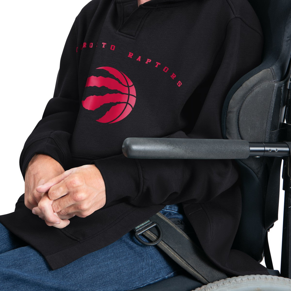 NBA Toronto Raptors G-III Sports by Carl Banks Adaptive Team Arc Fleece Hoodie
