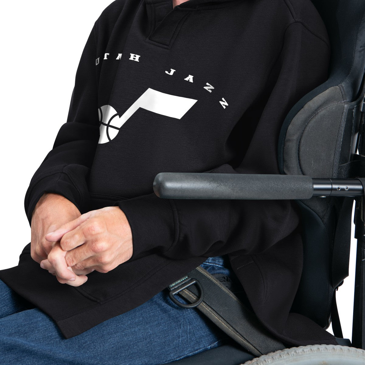 NBA Utah Jazz G-III Sports by Carl Banks Adaptive Team Arc Fleece Hoodie