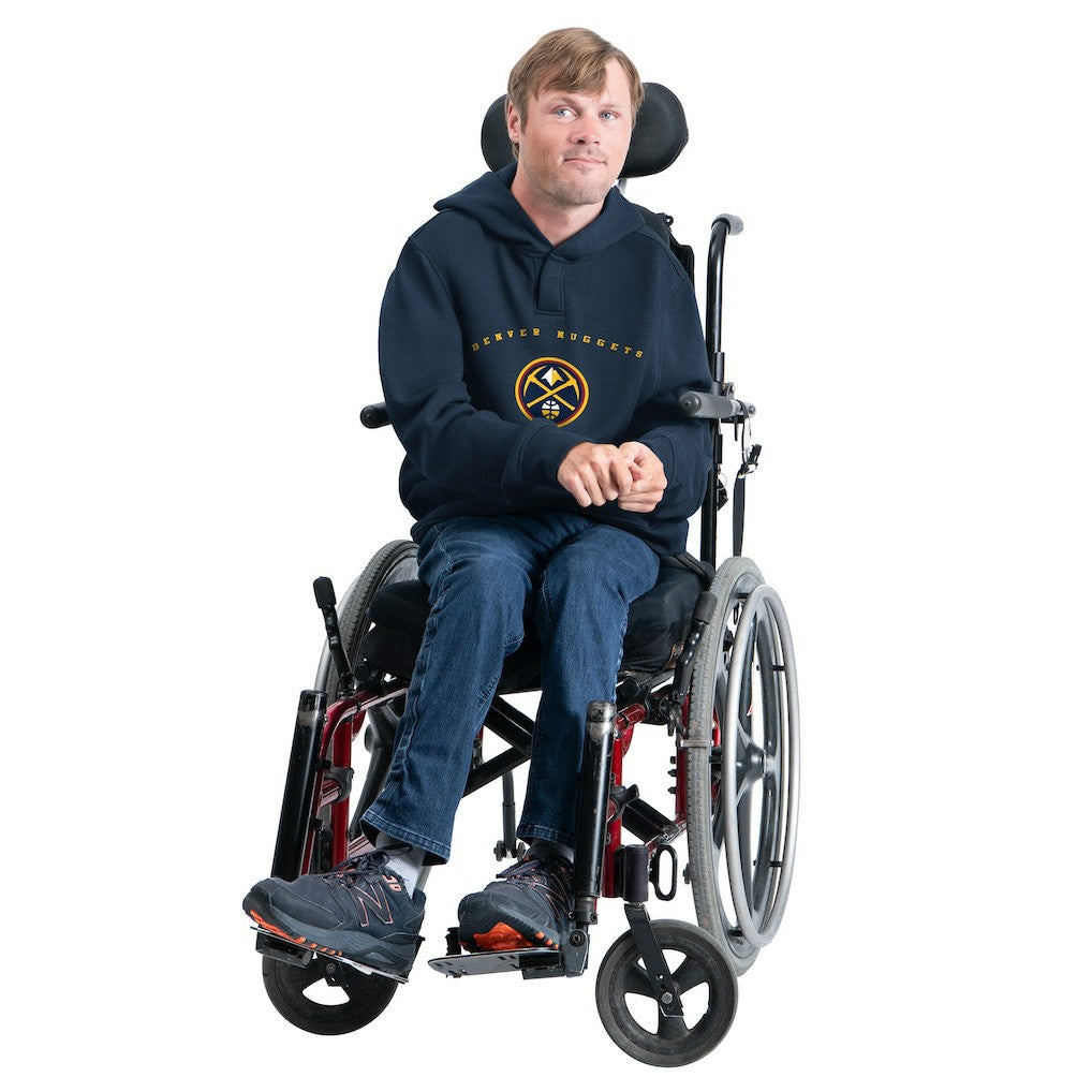NBA Denver Nuggets G-III Sports by Carl Banks Adaptive Team Arc Fleece Hoodie sale