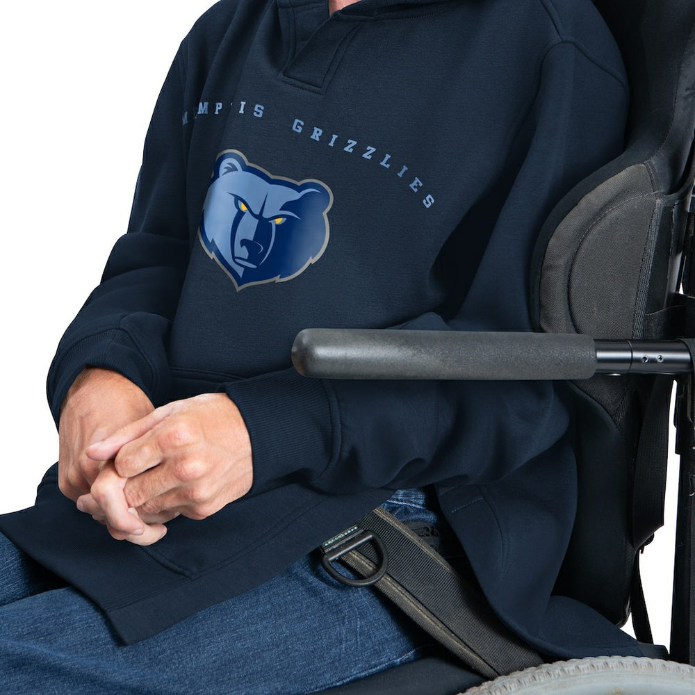 NBA Memphis Grizzlies G-III Sports by Carl Banks Adaptive Team Arc Fleece Hoodie