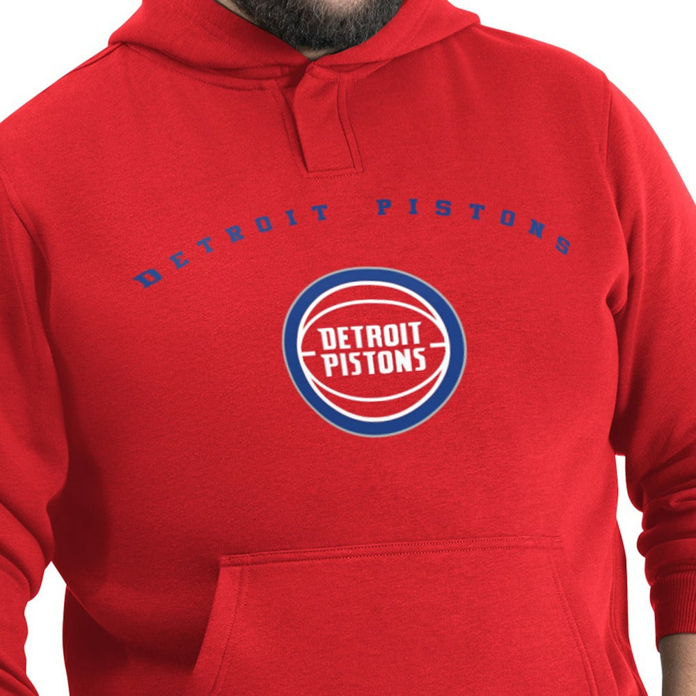 NBA Detroit Pistons G-III Sports by Carl Banks Adaptive Team Arc Fleece Hoodie sale